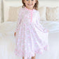 Beautiful Ruffled Night Gown with Bunny Design