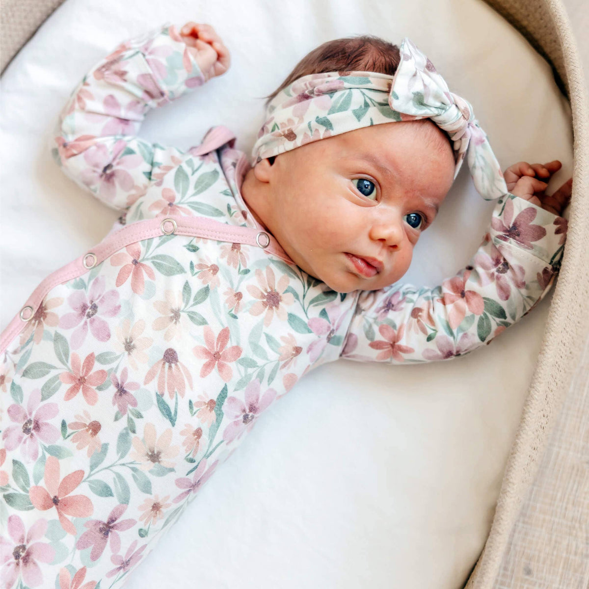Newborn Knotted Gown // Natalie