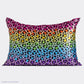 Lisa Frank x Kitsch Standard Satin Pillowcase // Rainbow Leopard