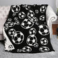 Soccer Reversible Throw Blanket