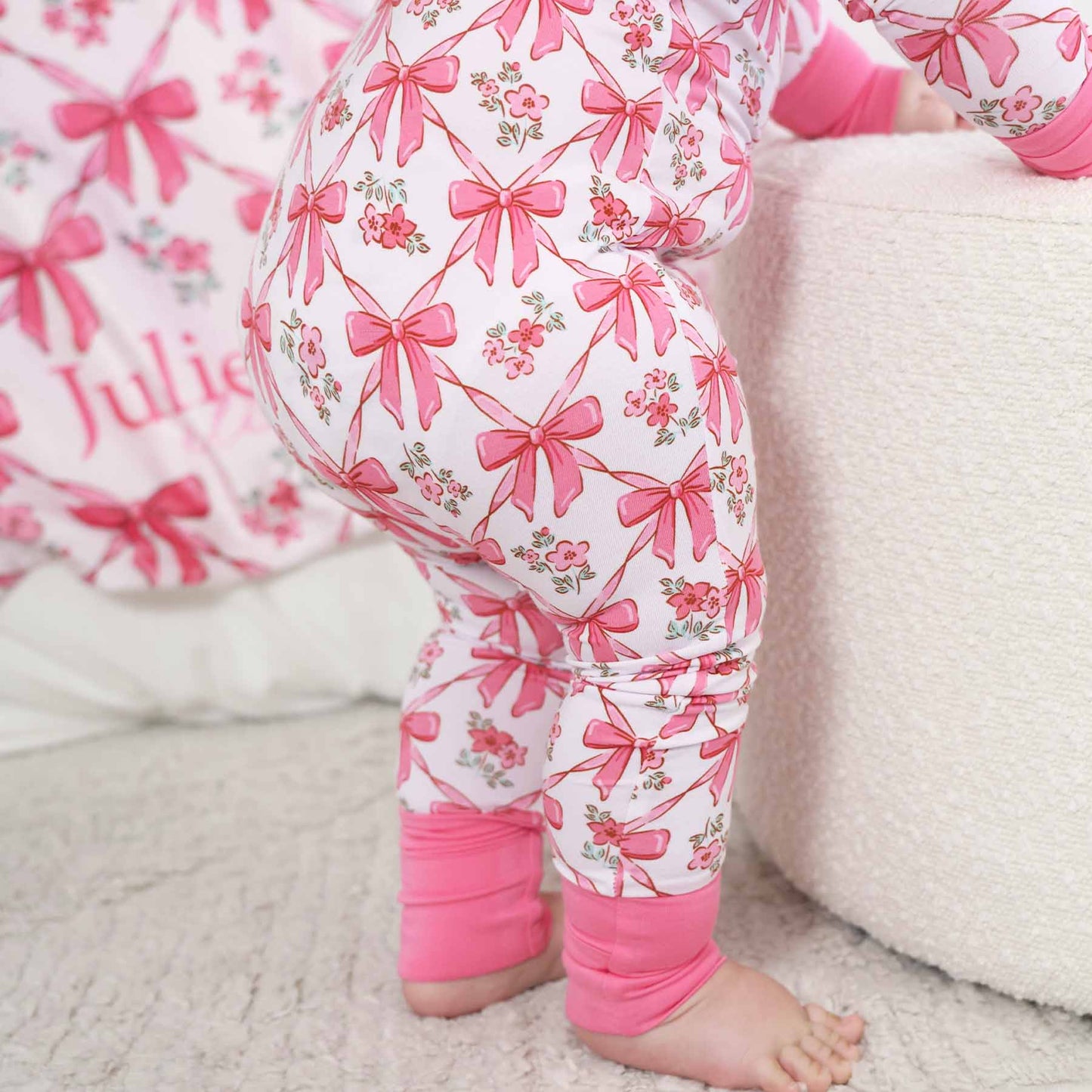 Bow Besties Convertible Zip Romper