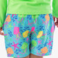 Boys Neon Jelly Time Performance Hybrid Swim Trunks