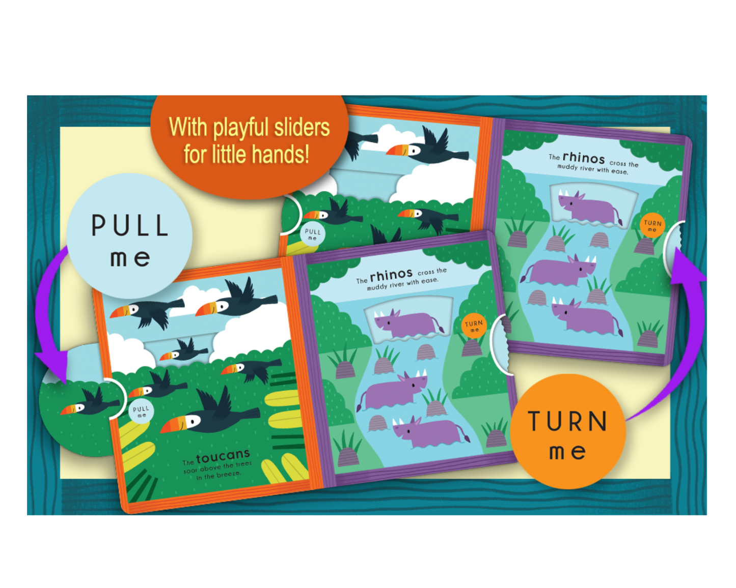Little Wild Place - Interactive Board Book for Kids Ages 3-6