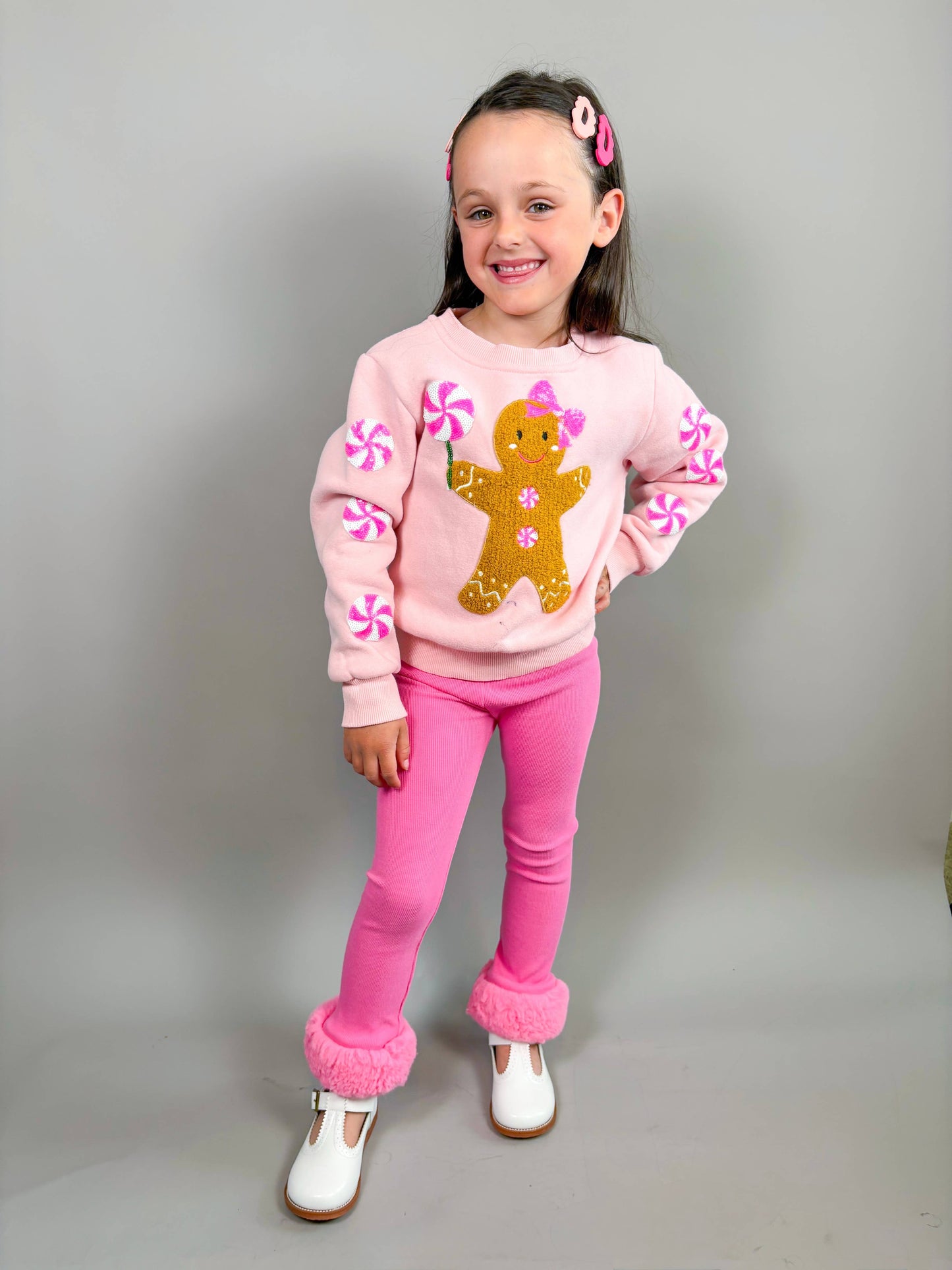 Gingerbread Patched Crewneck 