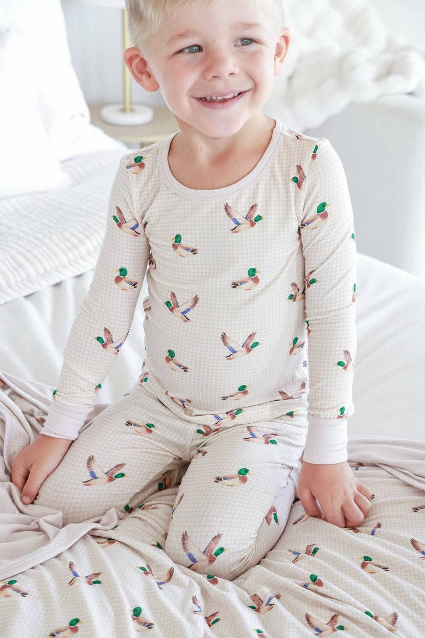 Two-Piece Bamboo Pajama Set | Little Mallard