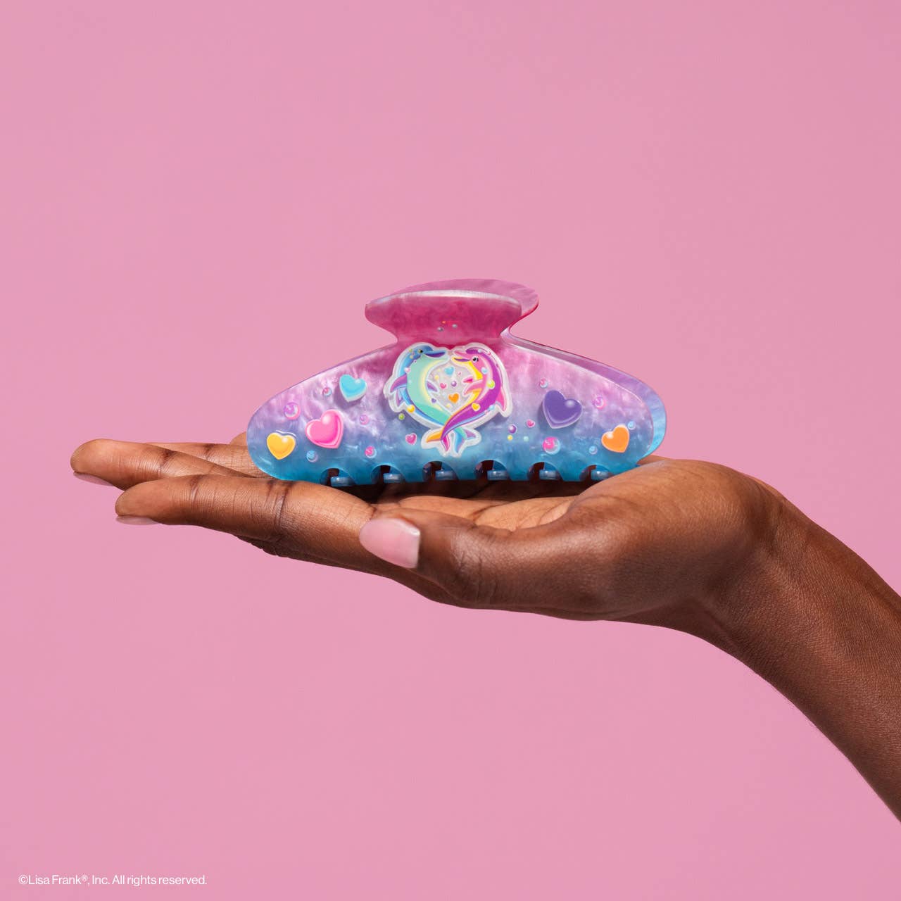 Lisa Frank x Kitsch Glitter Claw Clip
