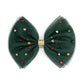 Emerald Rhinestone Tulle Bow