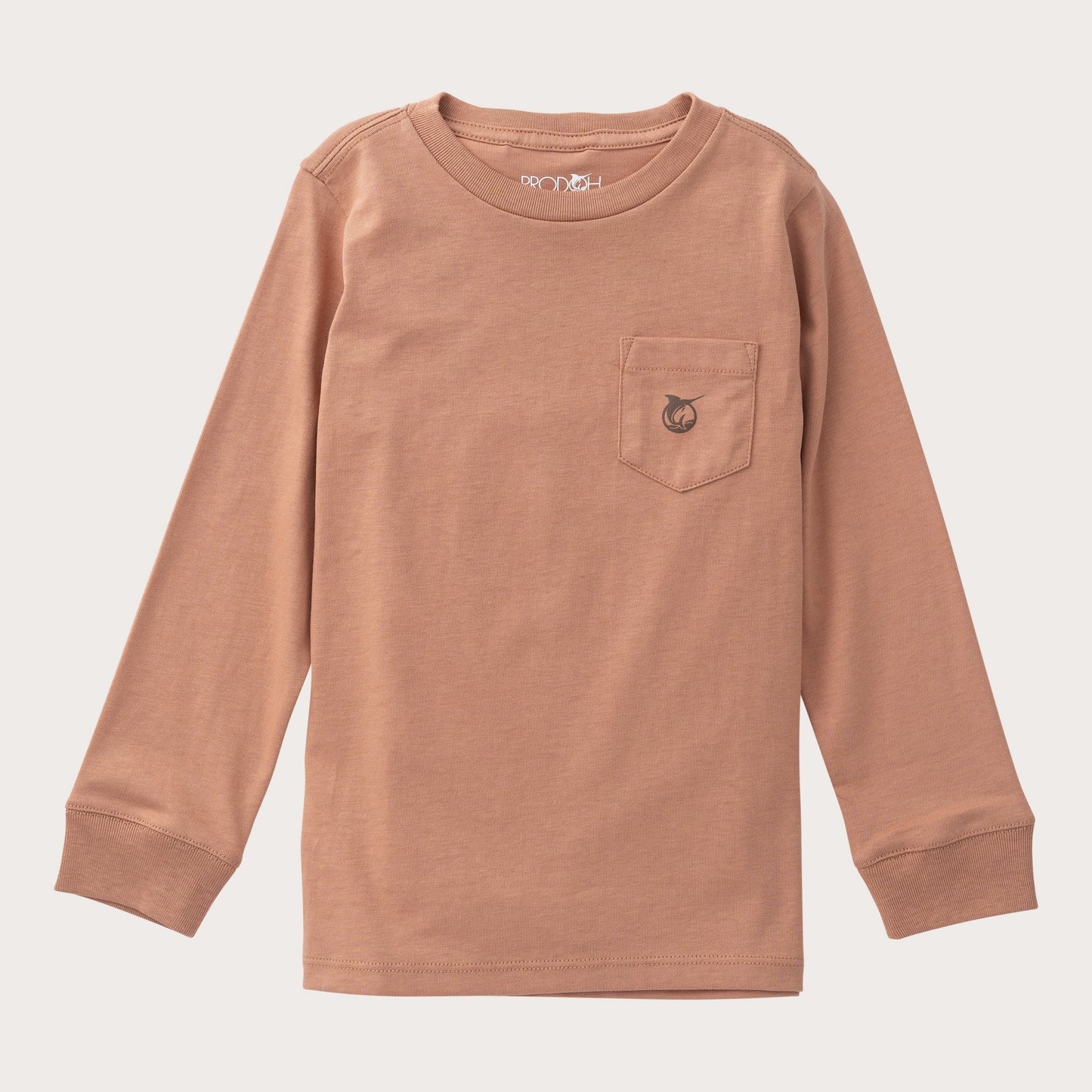 Rust Long Sleeve Cotton T-shirt // Turkey