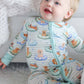 Convertible Zip Romper | Poolside Pups Blue