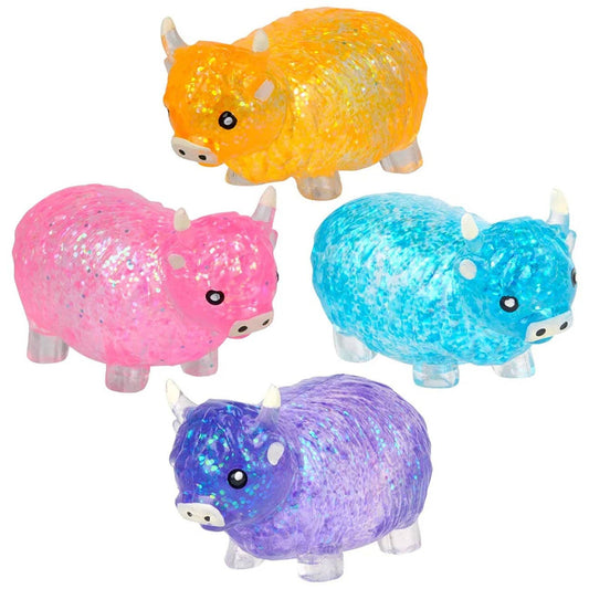 Highland Cow Shaped Ball - Standing Thick Glue/Gel Syrup