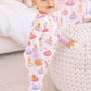 Convertible Zip Romper | Poolside Pups Pink