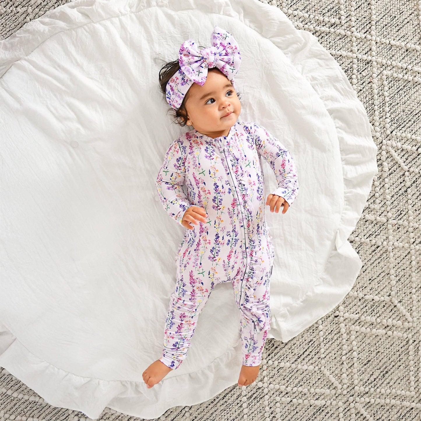 Avani Ruffle Zip Bamboo One Piece