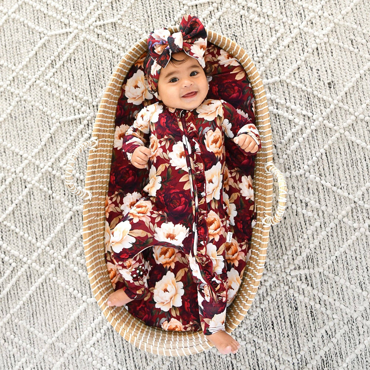 Maya Ruffle Zip Bamboo One Piece