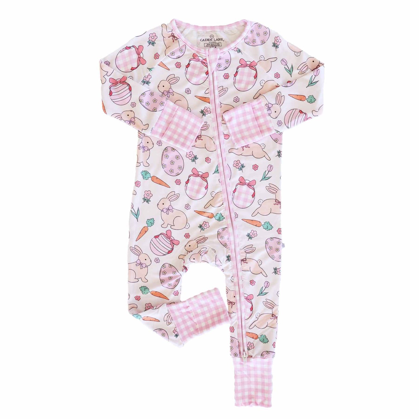 Hoppy Spring Convertible Zip Romper | Pink