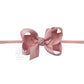 1/4" NYLON PANTYHOSE HEADBAND W/SIGNATURE GROSGRAIN BOW