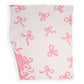 Pink Ribbons / Bows Reversible Throw Blanket