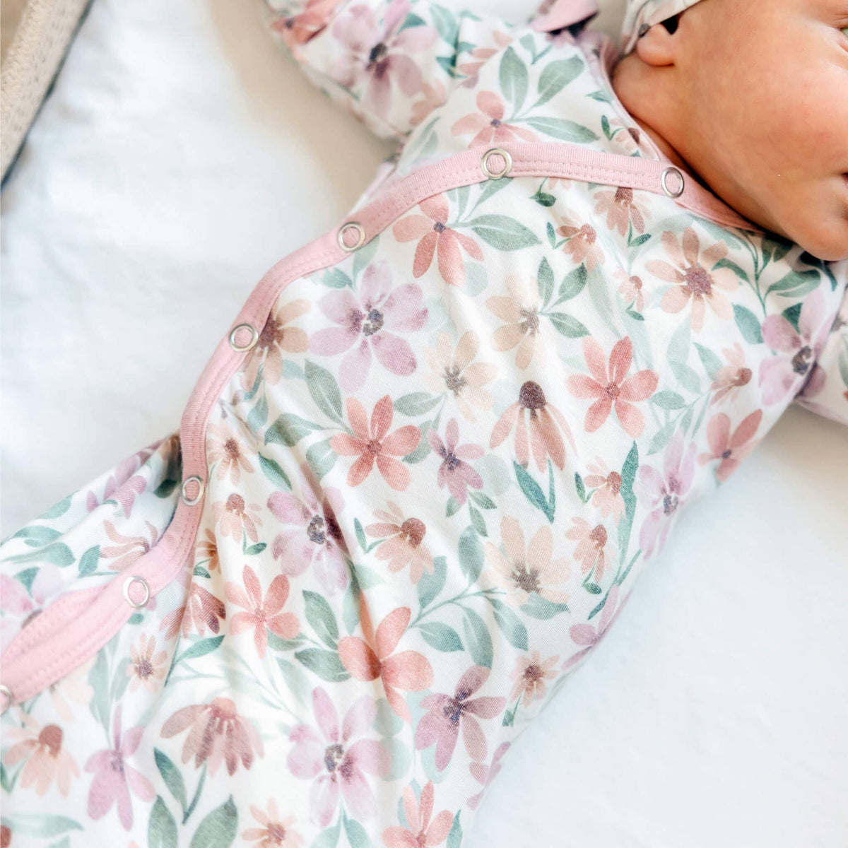 Newborn Knotted Gown // Natalie
