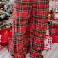 Unisex Adult Pajama Pants | Plaid Tidings