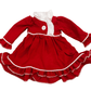 Doll Gown Ruffle Nightgown // Red Holiday