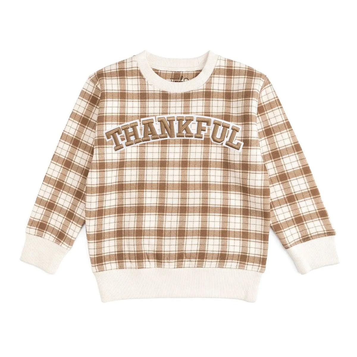 Thankful Patch Thanksgiving Sweatshirt