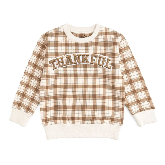 Thankful Patch Thanksgiving Sweatshirt