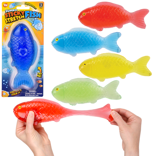 Jumbo Sticky Stretch Fish