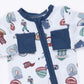 Football Patches Convertible Romper