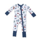 Football Patches Convertible Romper