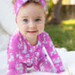 Gabi Ruffled Ruffled Zippered Footie