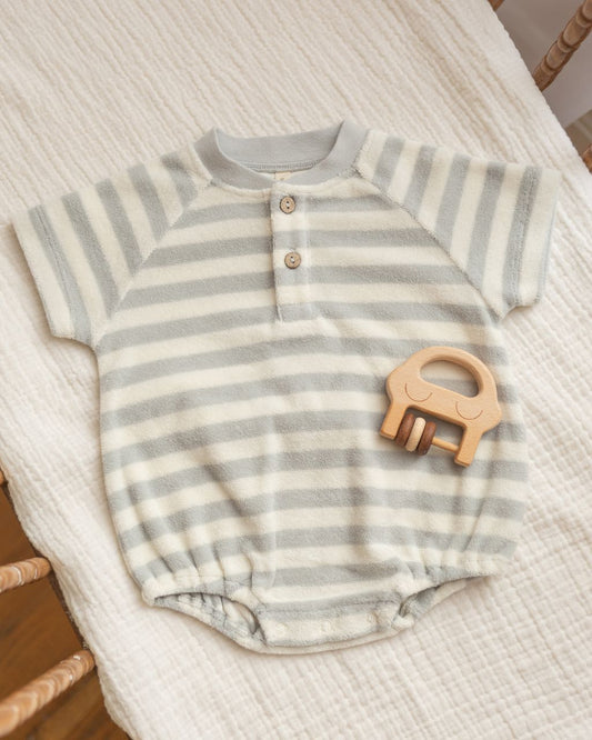 Terry Henley Romper // Sky Stripe