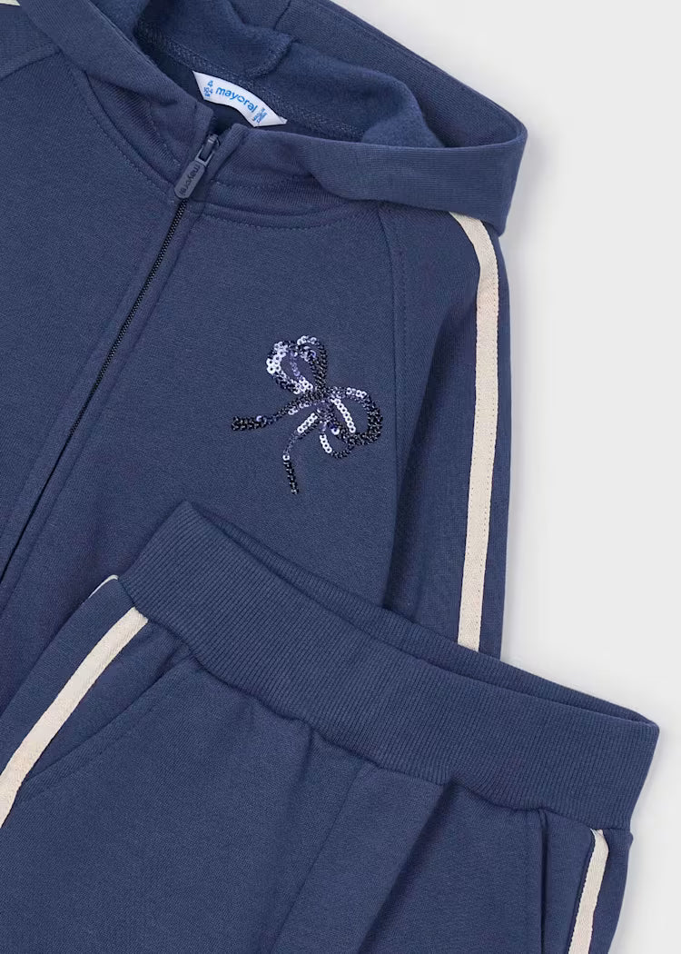 Wide Leg Track Suit // Navy 4814-70