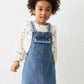 Denim Overall Skirt // Medium Wash 4910-93