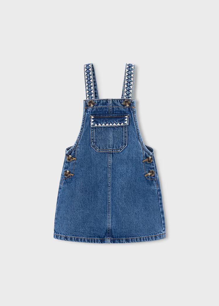 Denim Overall Skirt // Medium Wash 4910-93