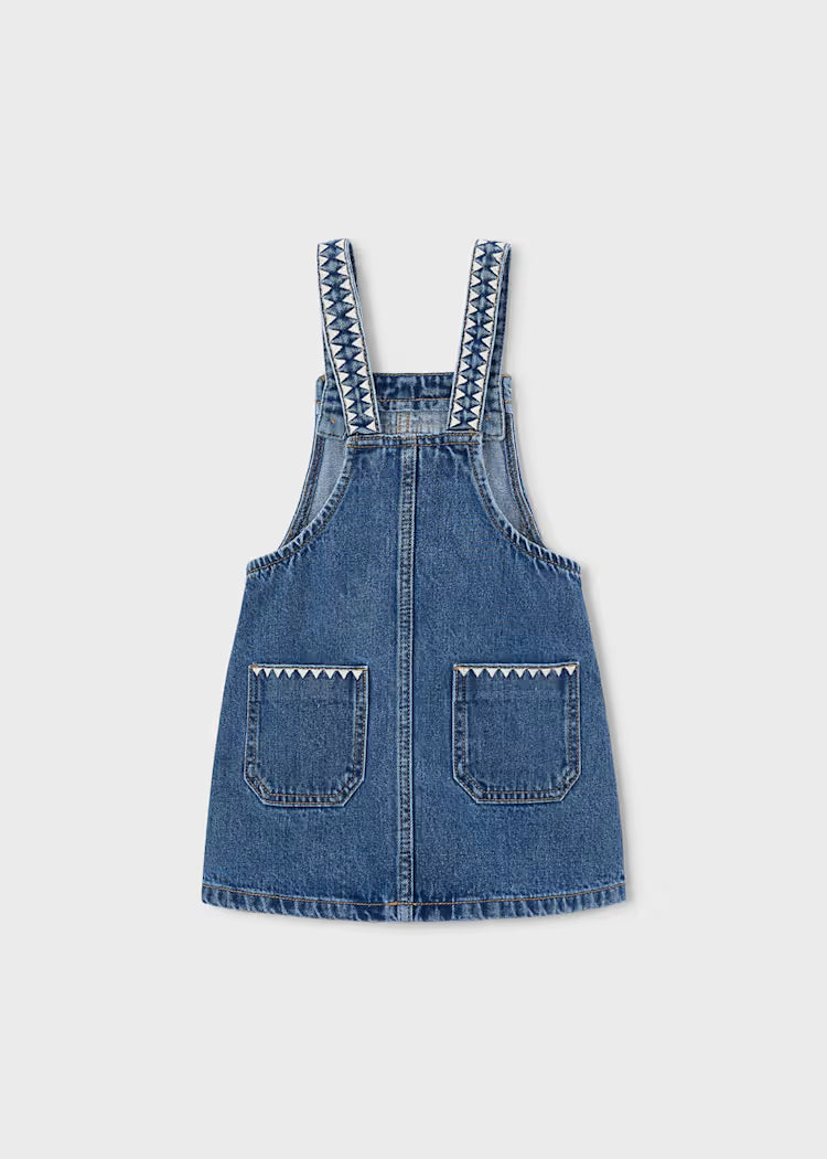 Denim Overall Skirt // Medium Wash 4910-93