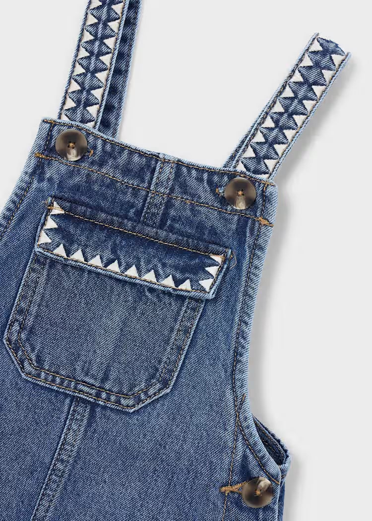 Denim Overall Skirt // Medium Wash 4910-93