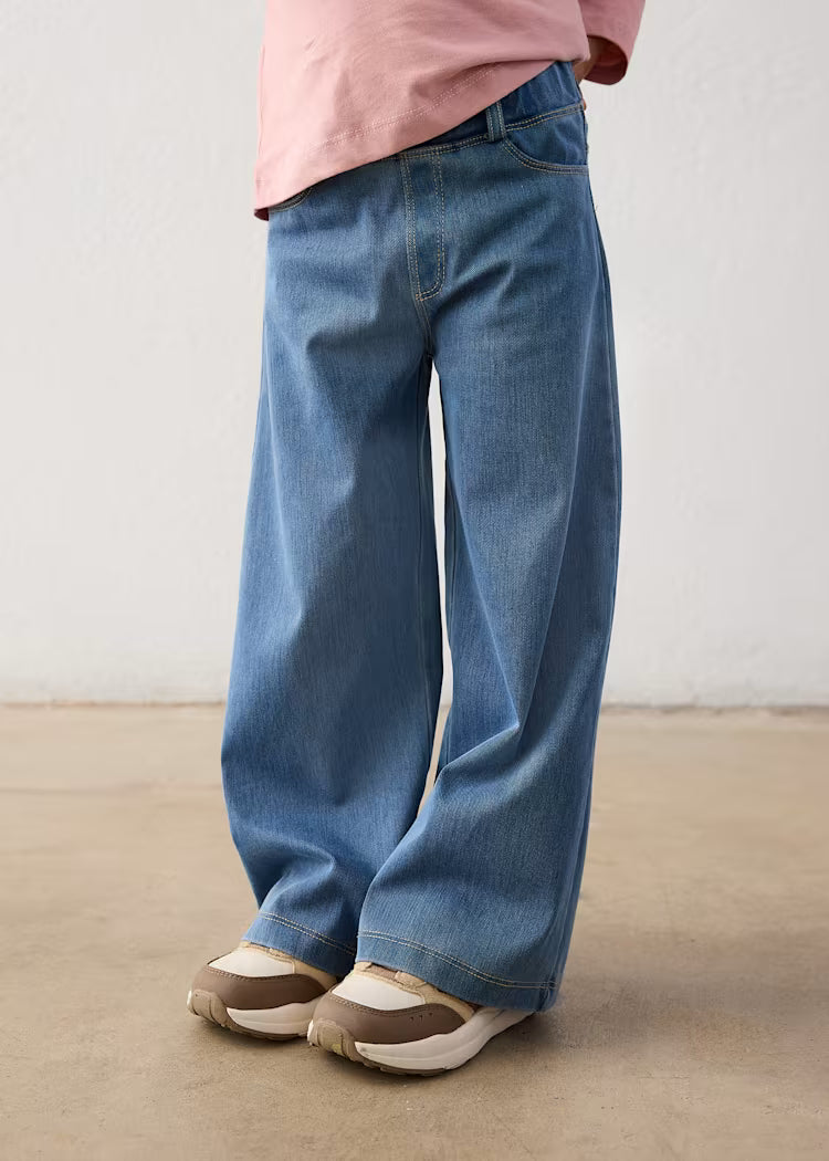 Wide Leg Jeans // Light Wash 4501-75
