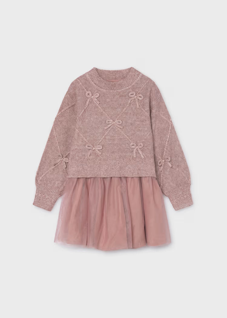 Bow Glitter Dress // 4927-39