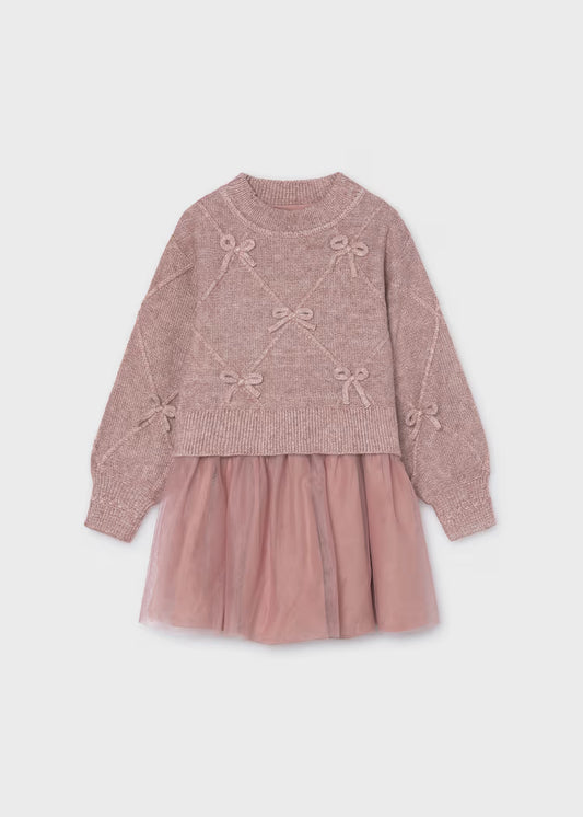 Bow Glitter Dress // 4927-39