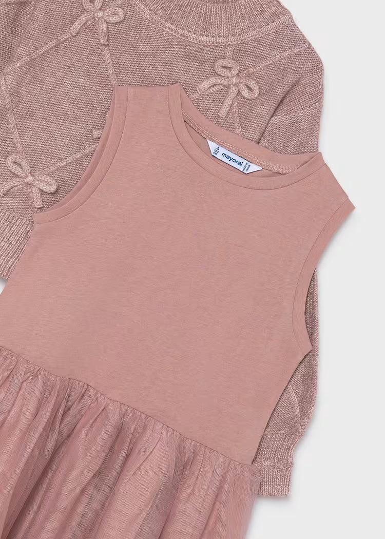 Bow Glitter Dress // 4927-39