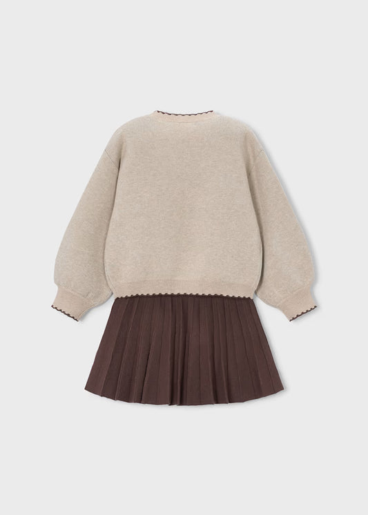 Purse Sweater & Skirt Set// 4933-56