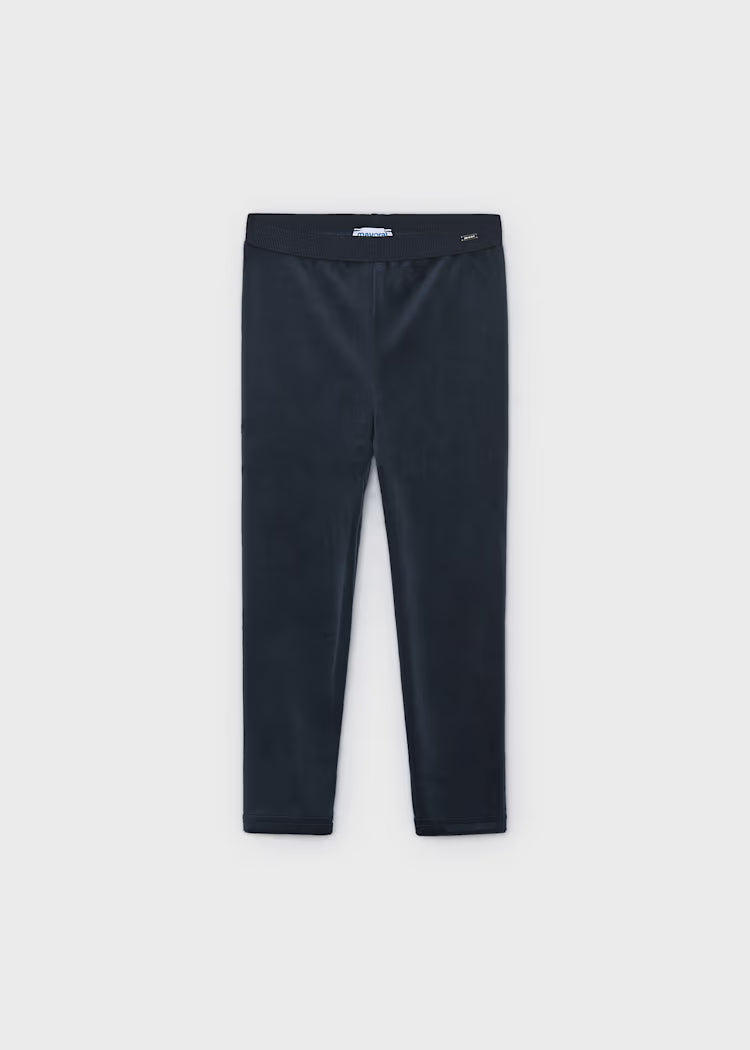 Velour Leggings// Navy 712-83