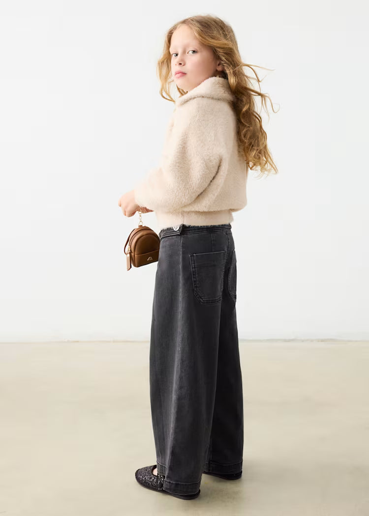 Coal Wide Leg Denim // 4523-62