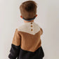 Colorblock Sweatshirt // Bronze