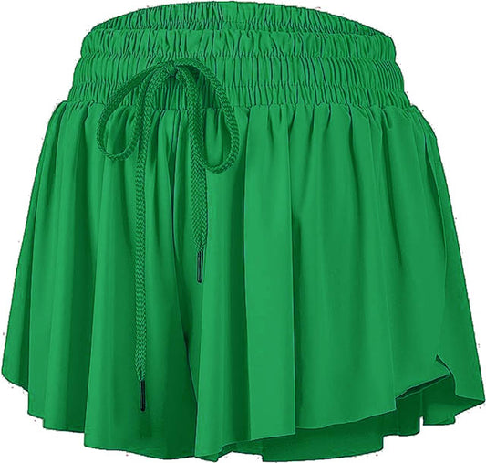 Solid Butterfly Short // Green