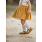 Dottie Scalloped T-Strap Mary Jane (Baby) // Mustard