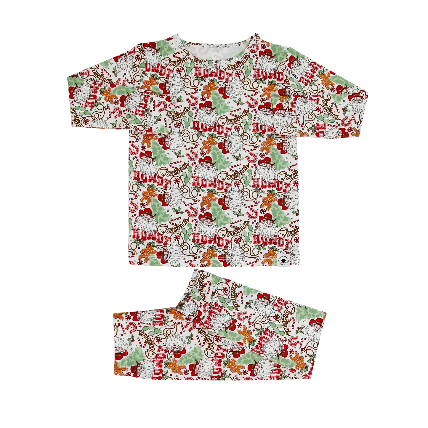 Christmas Howdy Santa Pajamas