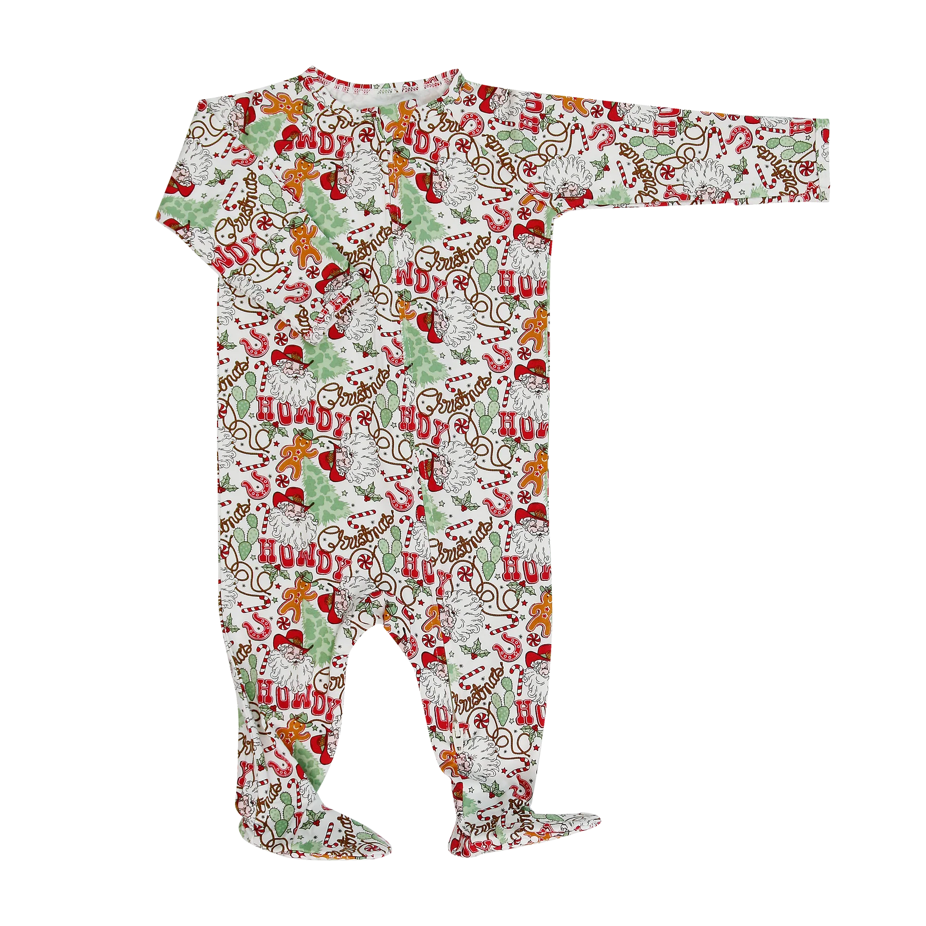 Western santa Howdy Pajamas
