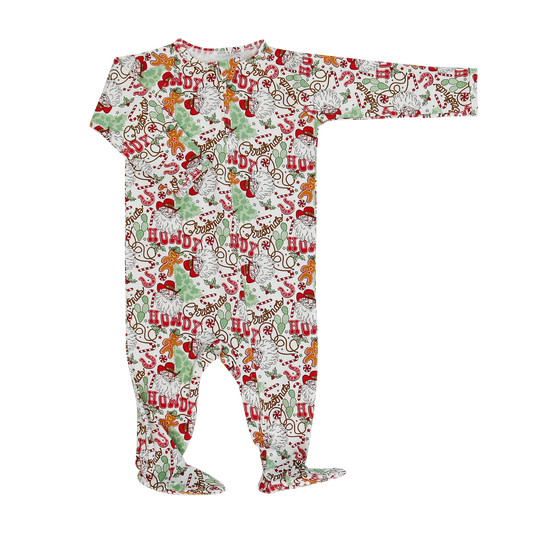 Western santa Howdy Pajamas