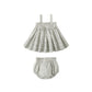 Sage Green Gingham Dress with Bloomers