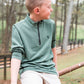 Green Stripe Performance 1/4 Zip